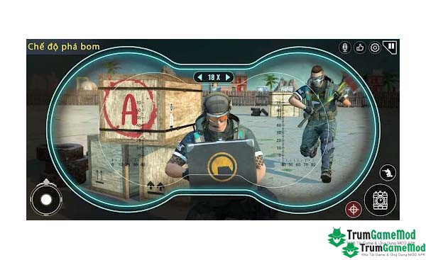 Điểm nổi bật trong trò chơi Offline Gun Shooting Games 3D MOD APK