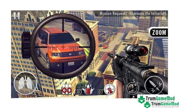 Điểm nổi bật trong trò chơi Sniper Shot 3D -Call of Sniper APK