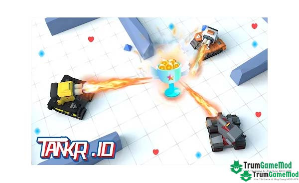 Điểm nổi bật trong trò chơi Tankr.io Realtime Battle APK