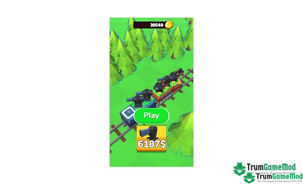 Điểm nổi bật trong trò chơi Train Adventure MOD APK