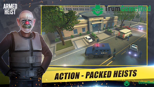 Lối chơi trong Armed Heist Mod Apk