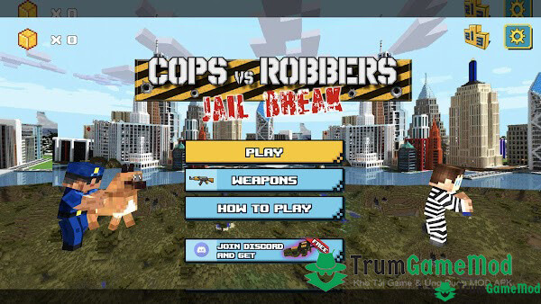 Game hành động Cops vs robbers jailbreak mod có gì hấp dẫn so với những trò chơi khác?