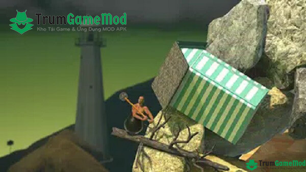 Giới thiệu về game giải trí thú vị Getting over it with bennett foddy mod