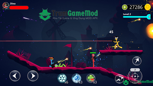 Giới thiệu về game bắn súng thú vị Stickman fighter infinity