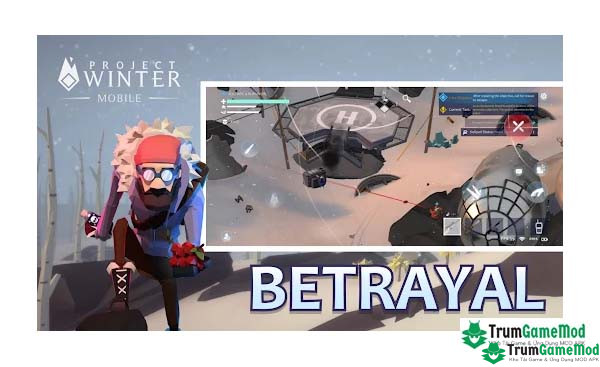 Project Winter Mobile APK là một tựa game đa người chơi