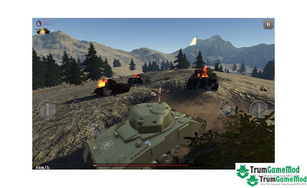 Điểm nổi bật trong trò chơi Archaic: Tank Warfare APK