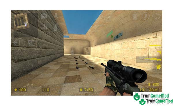 Điểm nổi bật trong trò chơi Counter Shot: Source APK