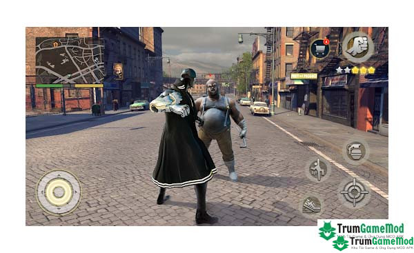 Điểm nổi bật trong trò chơi Gangster Dark Knight MOD APK