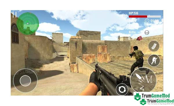 Điểm nổi bật trong trò chơi Gun Strike Shoot 3D APK