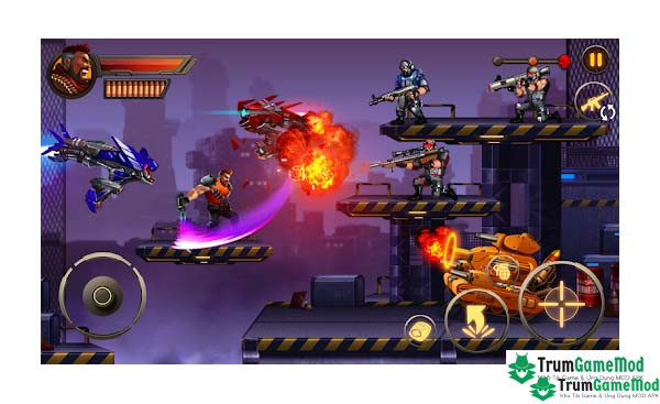 Điểm nổi bật trong trò chơi Metal Squad: Shooting Game APK