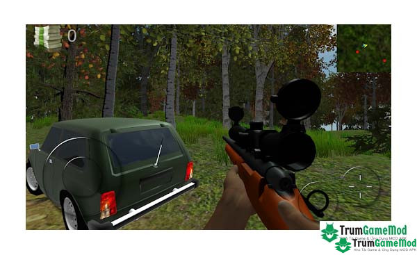 Điểm nổi bật trong trò chơi Russian Hunting 4x4 APK