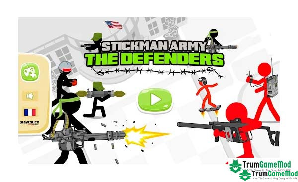 Điểm nổi bật trong trò chơi Stickman Army : The Defenders