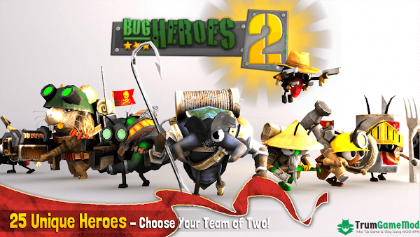 Game hành động Bug Heroes 2 mod có gì hấp dẫn so với những trò chơi khác?