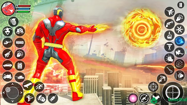 Lối chơi Light Speed Hero - Superhero Apk