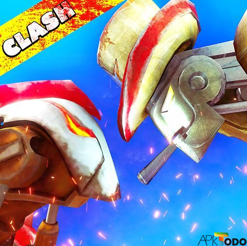 Logo Clash Of Robots Fighting Game Apk