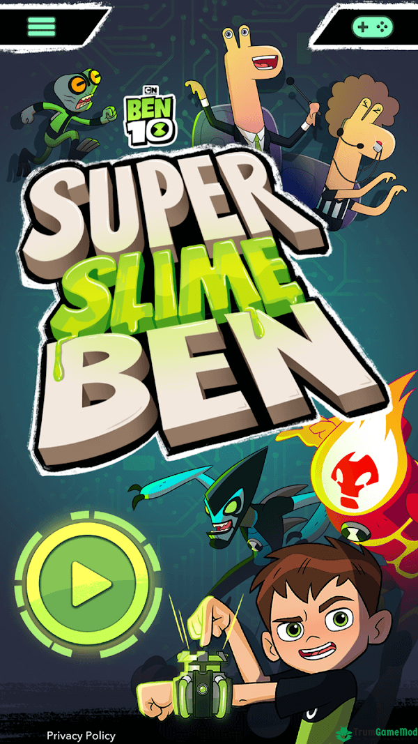 lối chơi trong Super Slime Ben Apk