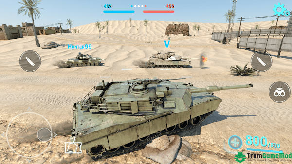 Giới thiệu về game hành động thú vị Tanks Battlefield Apk