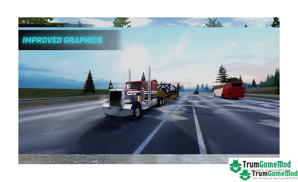 Điểm nổi bật trong trò chơi Truck Driver: Heavy Cargo MOD APK