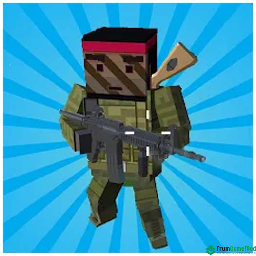 Logo Blocky Combat Strike Survival Tải Blocky Combat Strike Survival MOD APK (God Mode, Dumb Enemy) v41