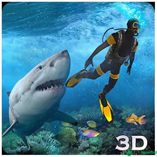 Logo Shark Attack Spear Fishing 3D Tải Shark Attack Spear Fishing 3D Apk v5.0