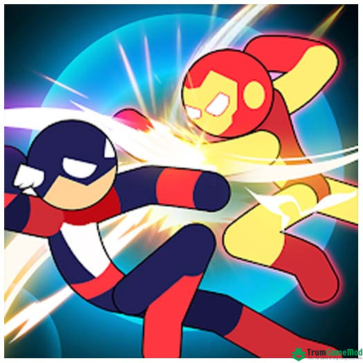 Logo Stickman Heroes Battle of God STải Game Stickman Heroes: Battle of God Mod Apk (God Mode, Unlimited Skill) v0.1.6