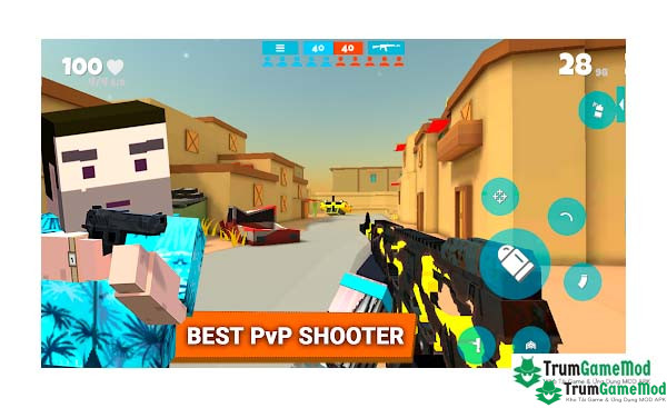 Fan of Guns: FPS Pixel Shooter APK là một trò chơi bắn súng