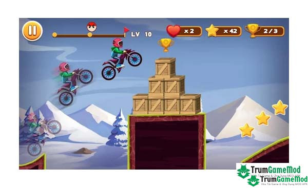 Stunt Moto Racing APK là một trò chơi đua xe độc đáo