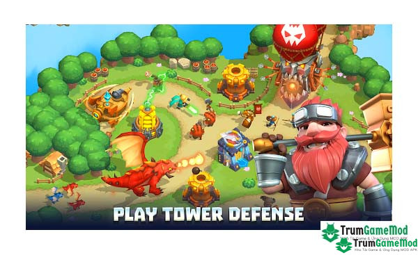 Wild Sky: Tower Defense TD APK là một trò chơi thú vị