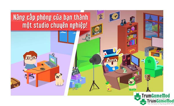 Giới thiệu tổng quan về game Vlogger Go Viral: Tuber Life APK