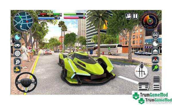 Điểm nổi bật trong trò chơi Siêu Xe Lamborghini trò chơi APK