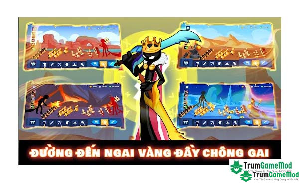 Điểm nổi bật trong trò chơi Stick War: Đại Chiến Người Que APK