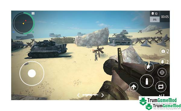 Điểm nổi bật trong trò chơi World War 2 Blitz - shooter APK