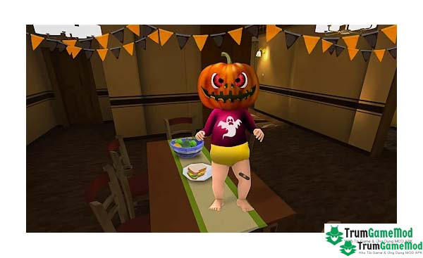 Baby in Pink Horror Games 3D