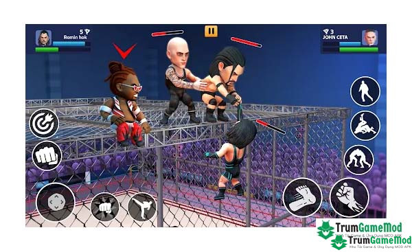 Rumble Wrestling: Fight Game APK là một trò chơi đấu vật