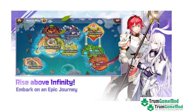 Giới thiệu tổng quan về game Infinity Saga X APK