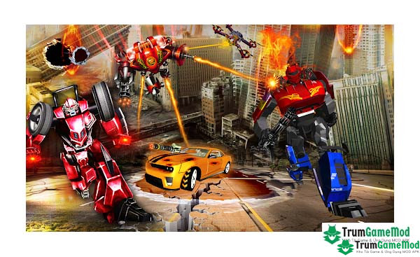 Giới thiệu tổng quan về game Robot Car Drone Transform: Rob APK