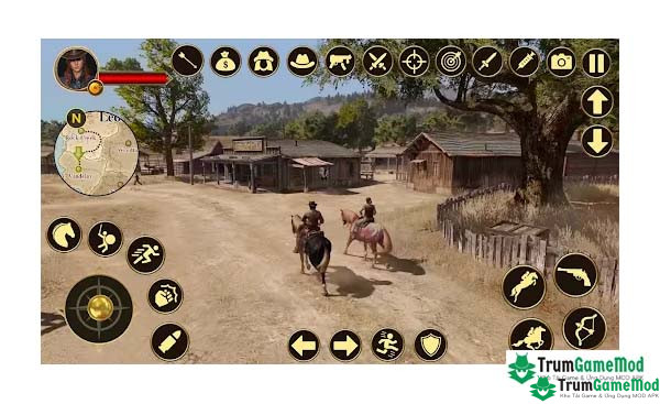 Giới thiệu tổng quan về game West Cowboy Games Horse Riding APK