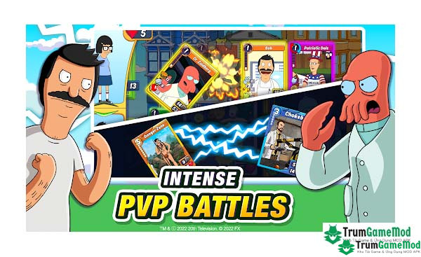 Điểm nổi bật trong trò chơi Animation Throwdown: Epic CCG APK