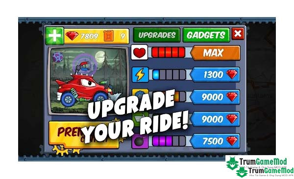 Điểm nổi bật trong trò chơi Car Eats Car - Apocalypse Race APK