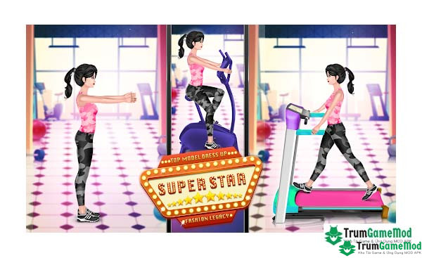 Star Model Fashion Legacy Game cho phép bạn nâng cấp kỹ năng của người mẫu