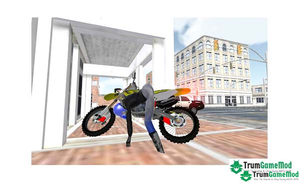 Điểm nổi bật trong trò chơi Trò chơi Motocross Racing Cop APK