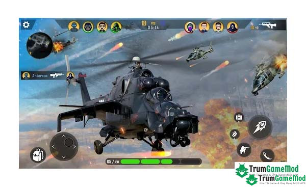 Giới thiệu tổng quan về game Gunship Air Combat Sky Fighter Apk