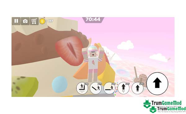 Ice Cream Swirl Parkour Girl APK là một trò chơi độc đáo và vui nhộn