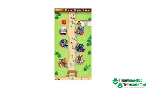 Slime Village APK là một trò chơi phiêu lưu và xây dựng