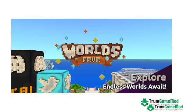 Worlds FRVR APK là một trò chơi phiêu lưu thú vị và sáng tạo