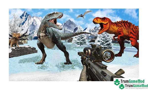 Giới thiệu tổng quan về game Dino Games: Dino Island Attack APK