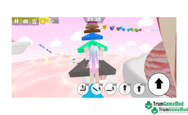 Giới thiệu tổng quan về game Ice cream swirl parkour girl APK