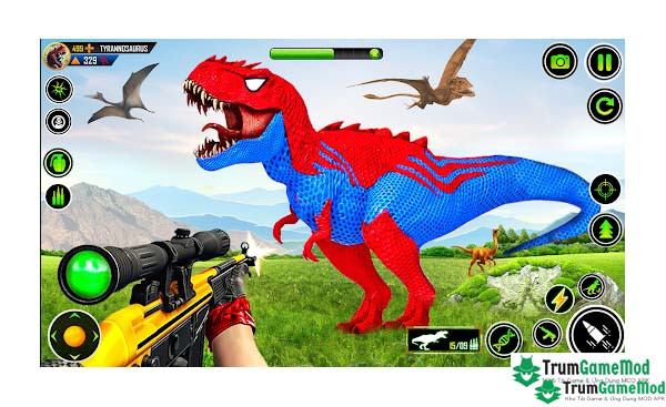 Giới thiệu tổng quan về game Wild Dino Hunting: Gun Games APK