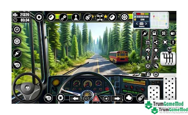 Điểm nổi bật trong trò chơi Coach Bus Driving Simulator APK