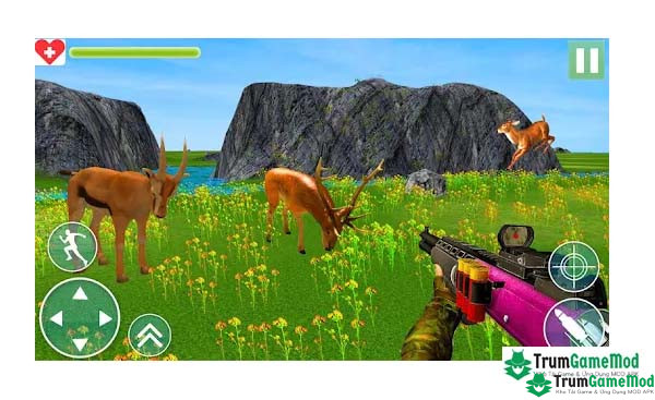 Điểm nổi bật trong trò chơi Dinosaur Hunter:Sniper Shooter APK